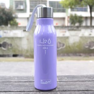 Спортивная бутылка (фляга) 750 мл, фиолетовая