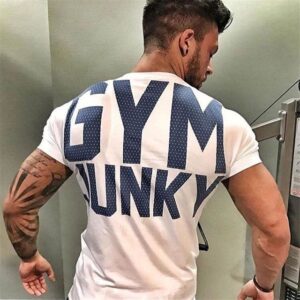 Мужская футболка для фитнеса GYM JUNKY, белая