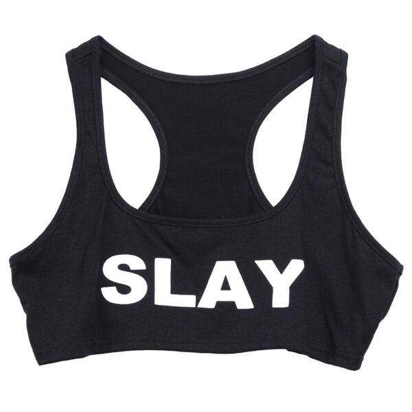 Женский топ для фитнеса SLAY, черный